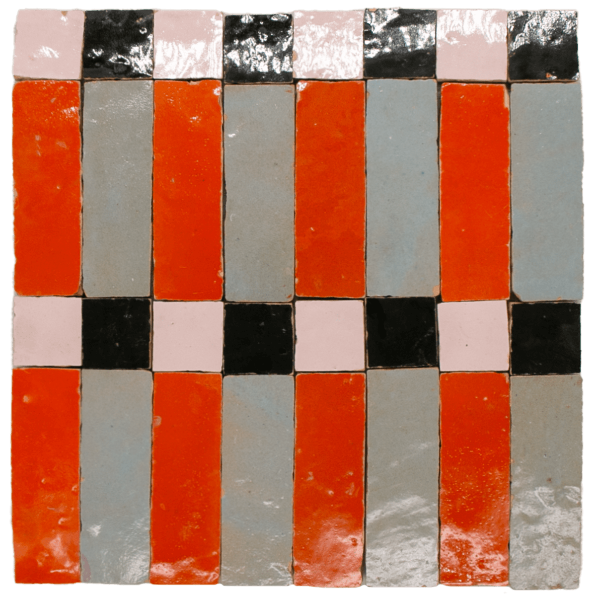 Zellige Metropole Orange Bleu