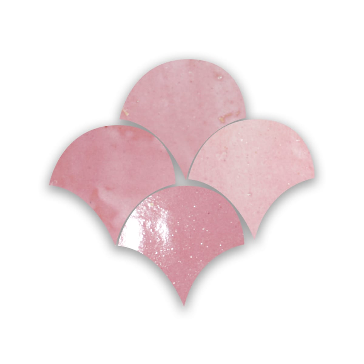 Zellige Rose Vieux Poisson Echelles
