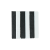 MINI SAM Mosaic Kitkat Stripe Black White