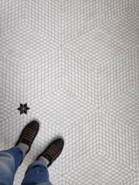 Mosaic Diamond Dolomit White