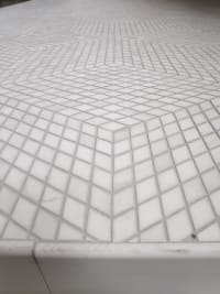 Mosaic Diamond Dolomit White