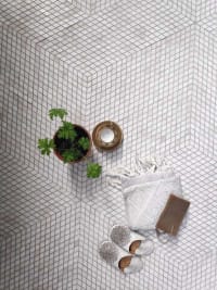 Mosaic Diamond Dolomit White