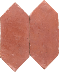 Platta Rose Rouge Art Deco