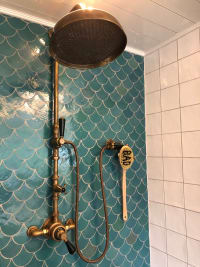 Zellige Atlas Petrol Poisson Echelles