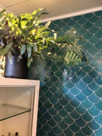 Zellige Atlas Petrol Poisson Echelles
