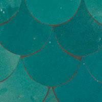 Zellige Atlas Petrol Poisson Echelles