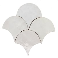 Zellige Blanc Poisson Echelles