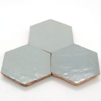 Zellige Bleu Lumiere Hexagone