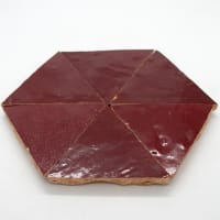 Zellige Bordeaux Rouge Triangle