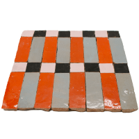 Zellige Metropole Orange Bleu
