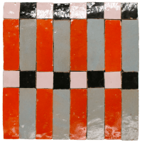 Zellige Metropole Orange Bleu