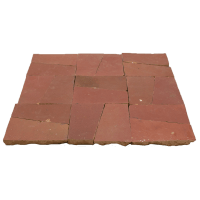 Zellige Rose Rouge Oblique