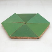 Zellige Vert Pomme Triangle