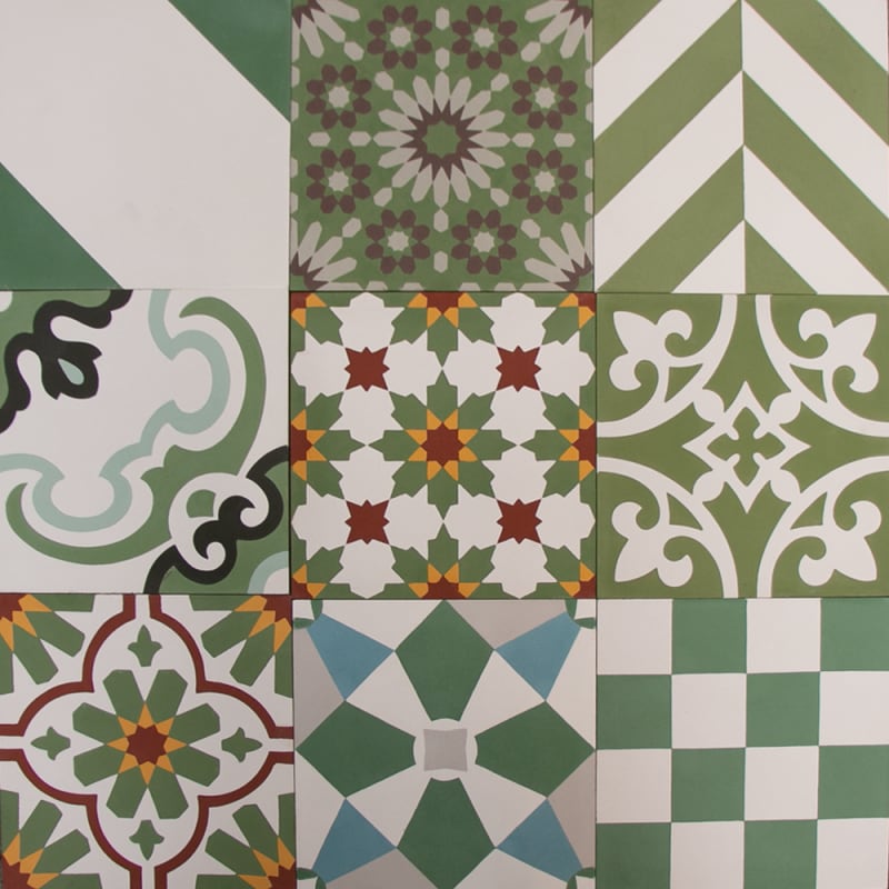 Patchwork Groen