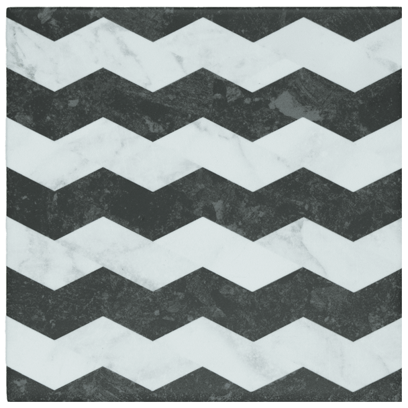 Wufto Zigzag Black White