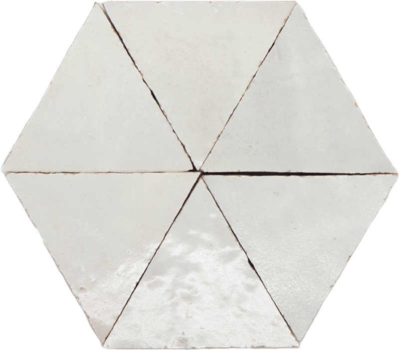 Zellige Blanc Triangle