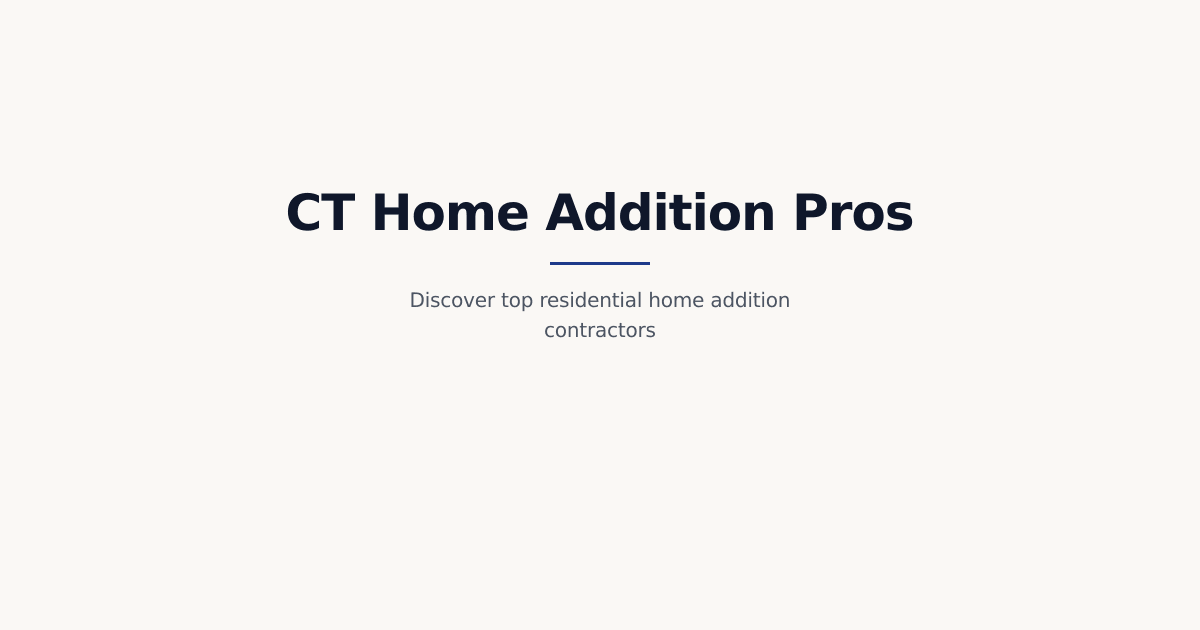 Residential Home Addition Contractors Near Me CT: Stress-Free Additions with Rimac...