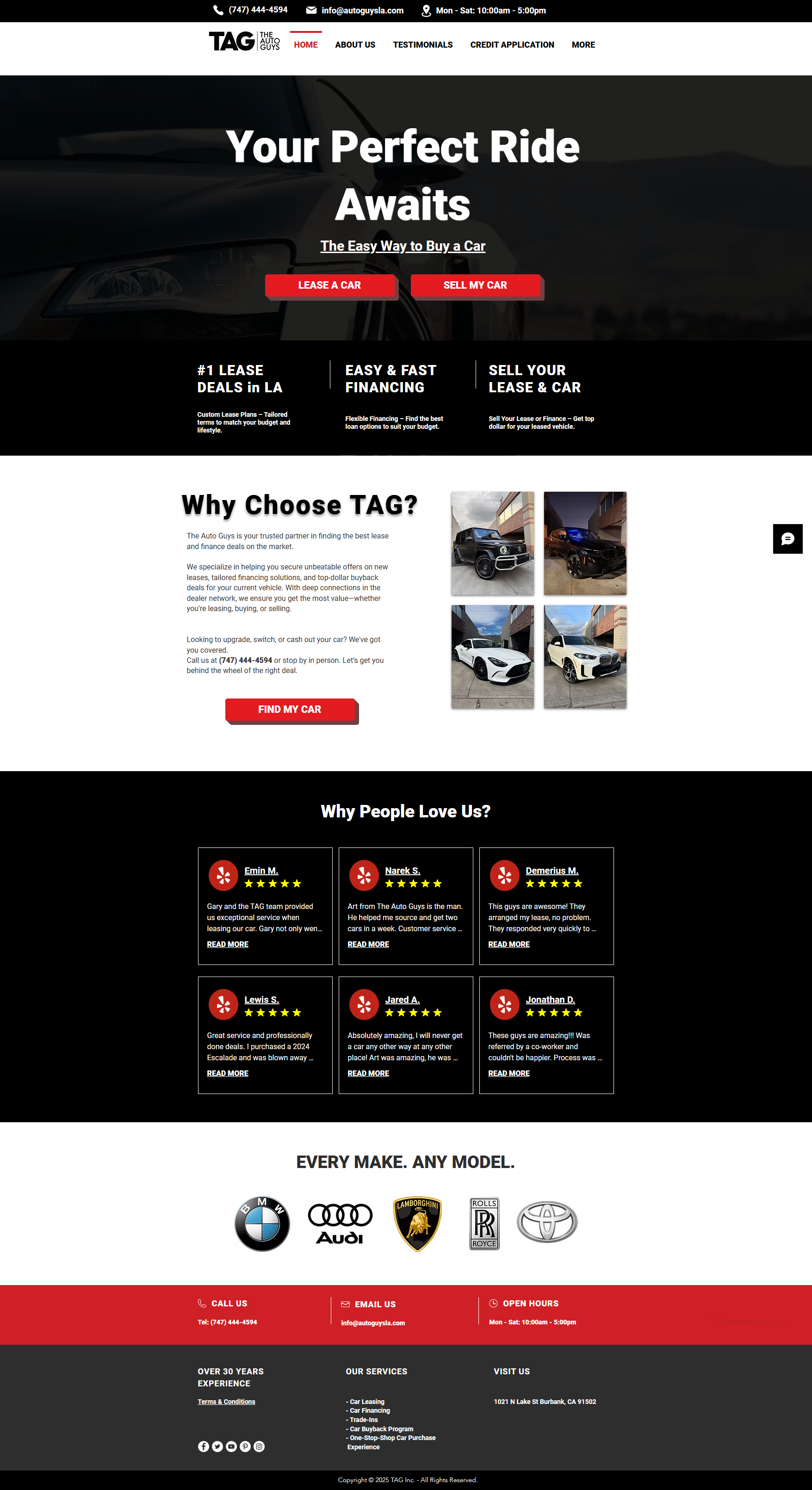 Auto Group - Auto Dealership website