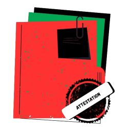 Certificate Attestation Icon