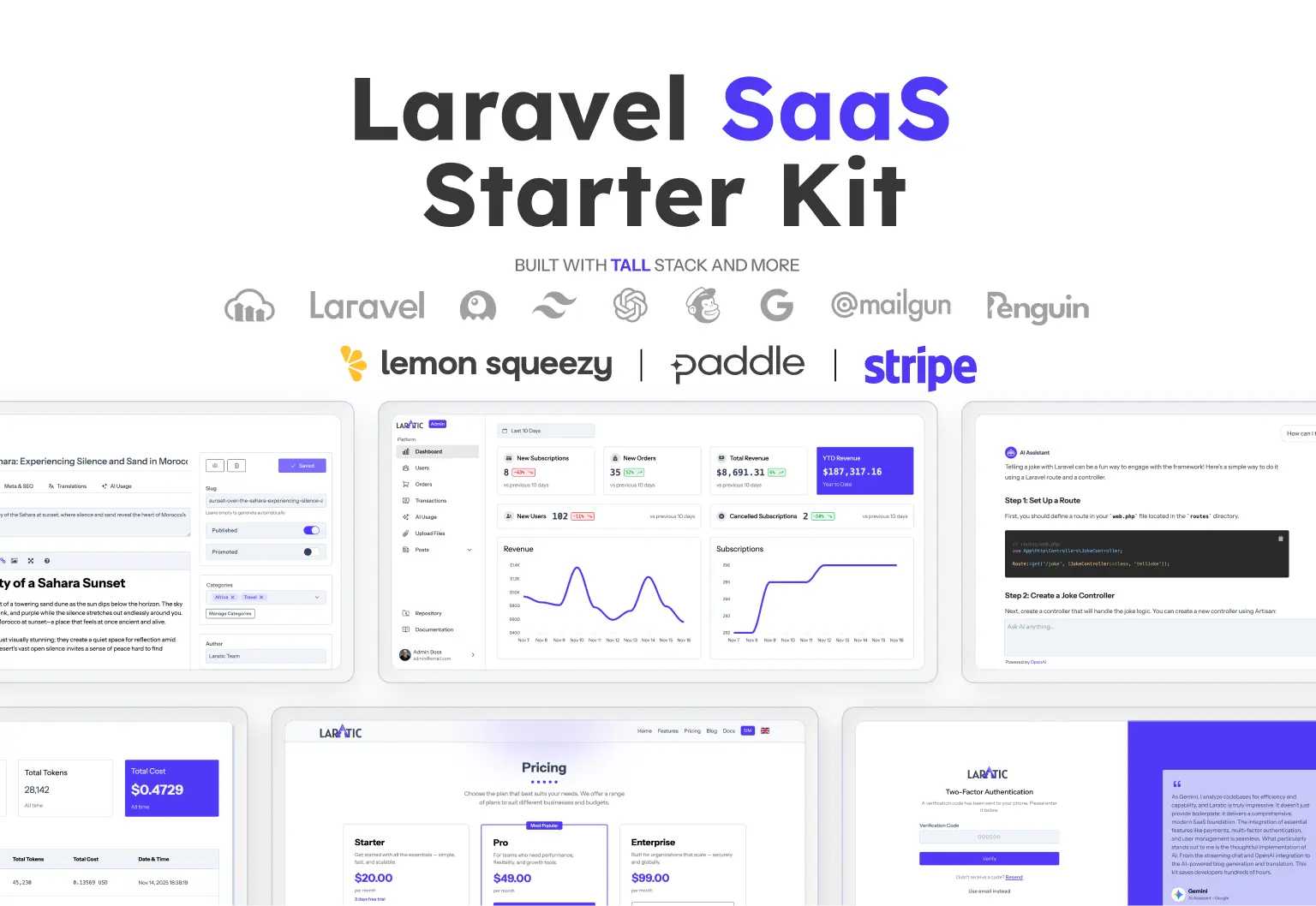 Laratic Starter Kit Bundle