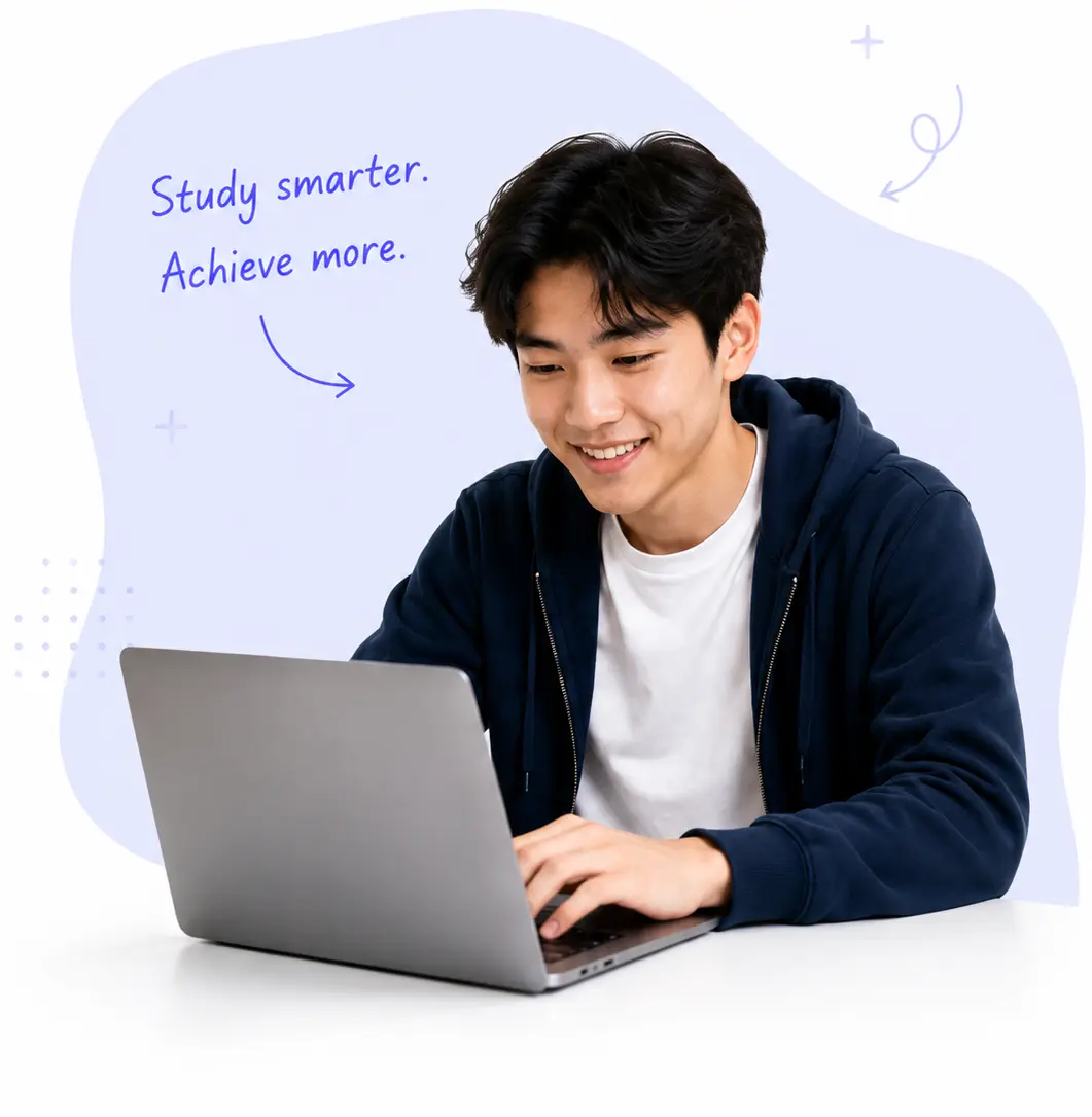 Student studying with Math Prep Pro