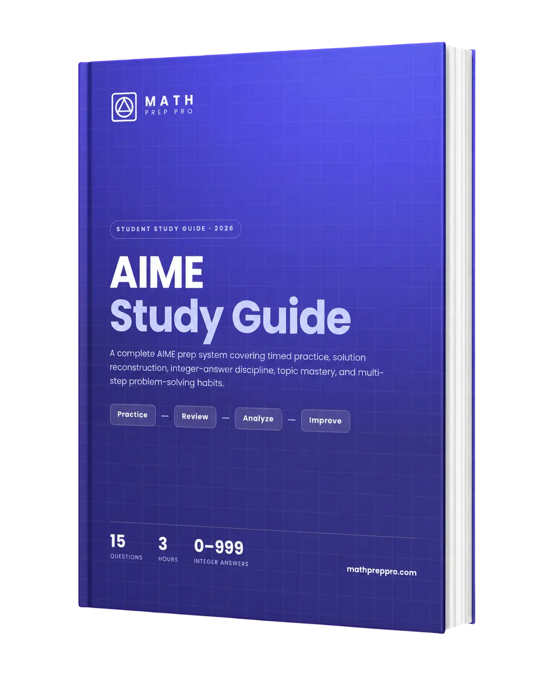 AIME Study Guide ebook cover mockup
