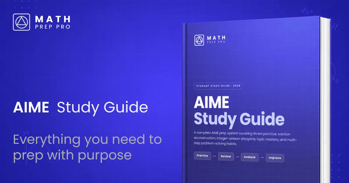 Free AIME Study Guide Ebook | Math Prep Pro
