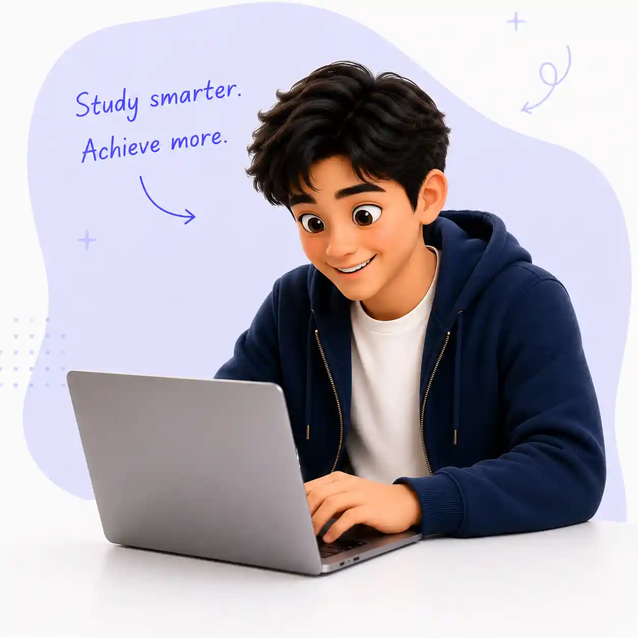 Student studying with Math Prep Pro