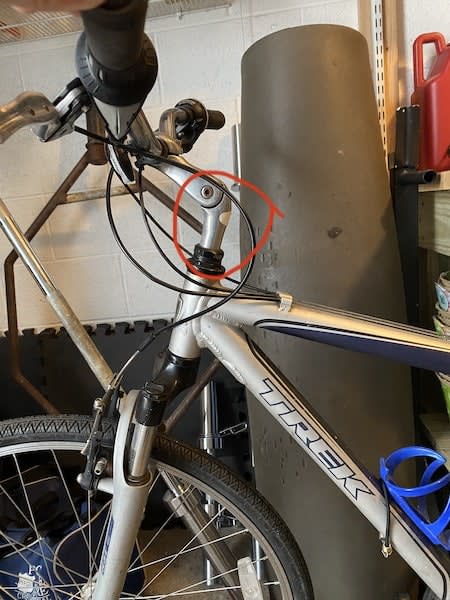 long stem for front mounted bicycle seat
