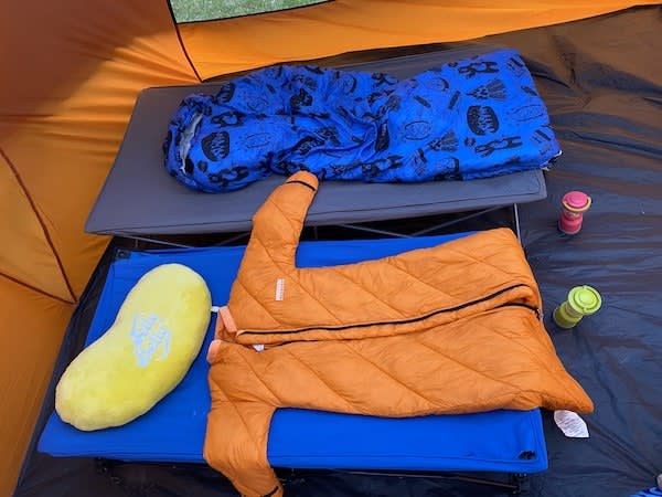 toddler camping bed options