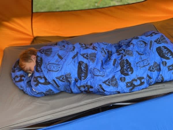 best toddler camping gear: toddler sleeping bag