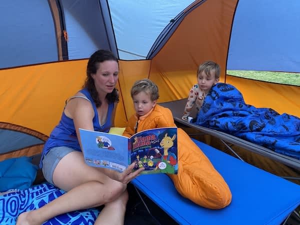 camping books for toddlers Llama llama loves camping