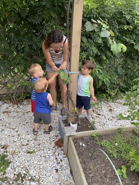 toddler backyard activities garden