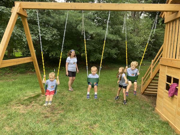 backyard toddler activities swings