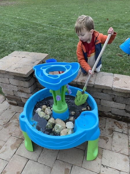 simple backyard activities mud soup