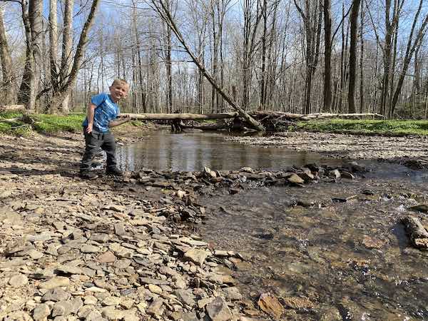 nature craft finding rocks