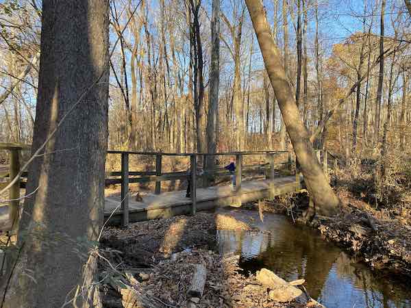 Hiking with toddler peace valley park pa