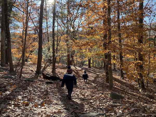 High Rocks Pa hiking with toddlers Bucks County Pa