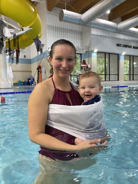 Mesh baby discount carrier for pool