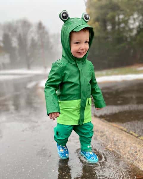 Rain Boots for toddler: son in oaki outerspace design