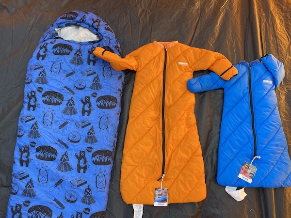 choices for toddler and baby sleeping bags for camping