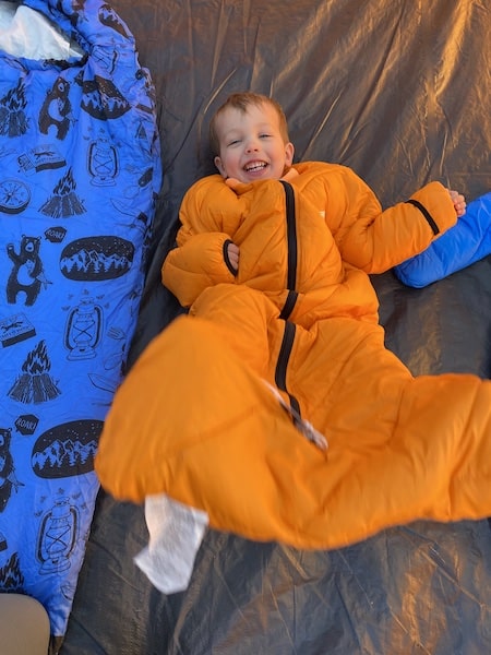 wearable toddler sleeping bag