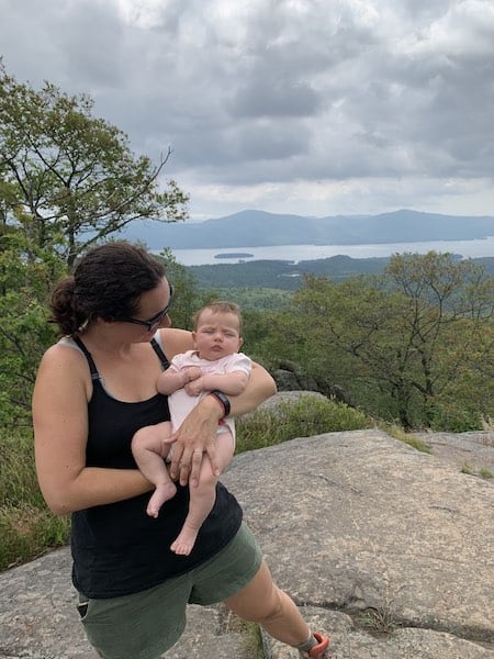 feeding baby on the trail shirts