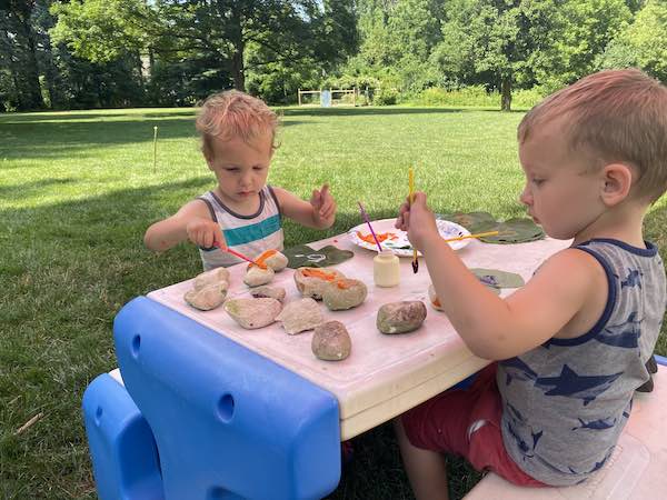 toddler nature crafts sundials two toddlers