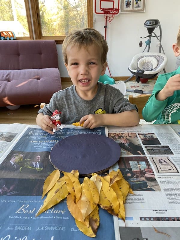 nature craft sunflower creating the seed head