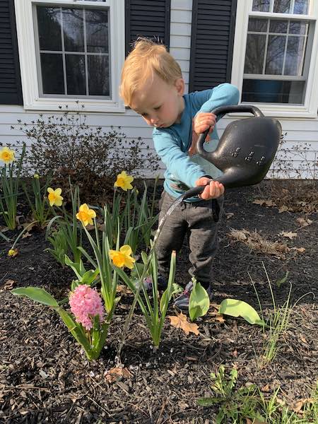 backyard simple toddler activities