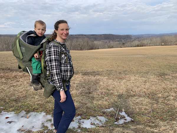 third trimester hiking while pregnant