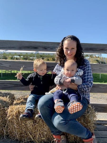 autumn outdoor toddler activity hayride