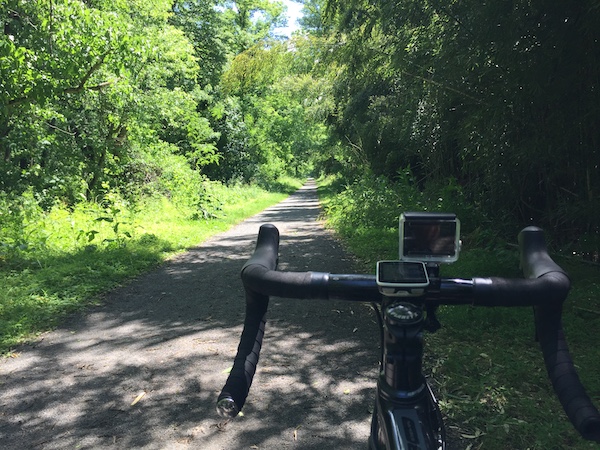 my bike with garmin and go pro set up