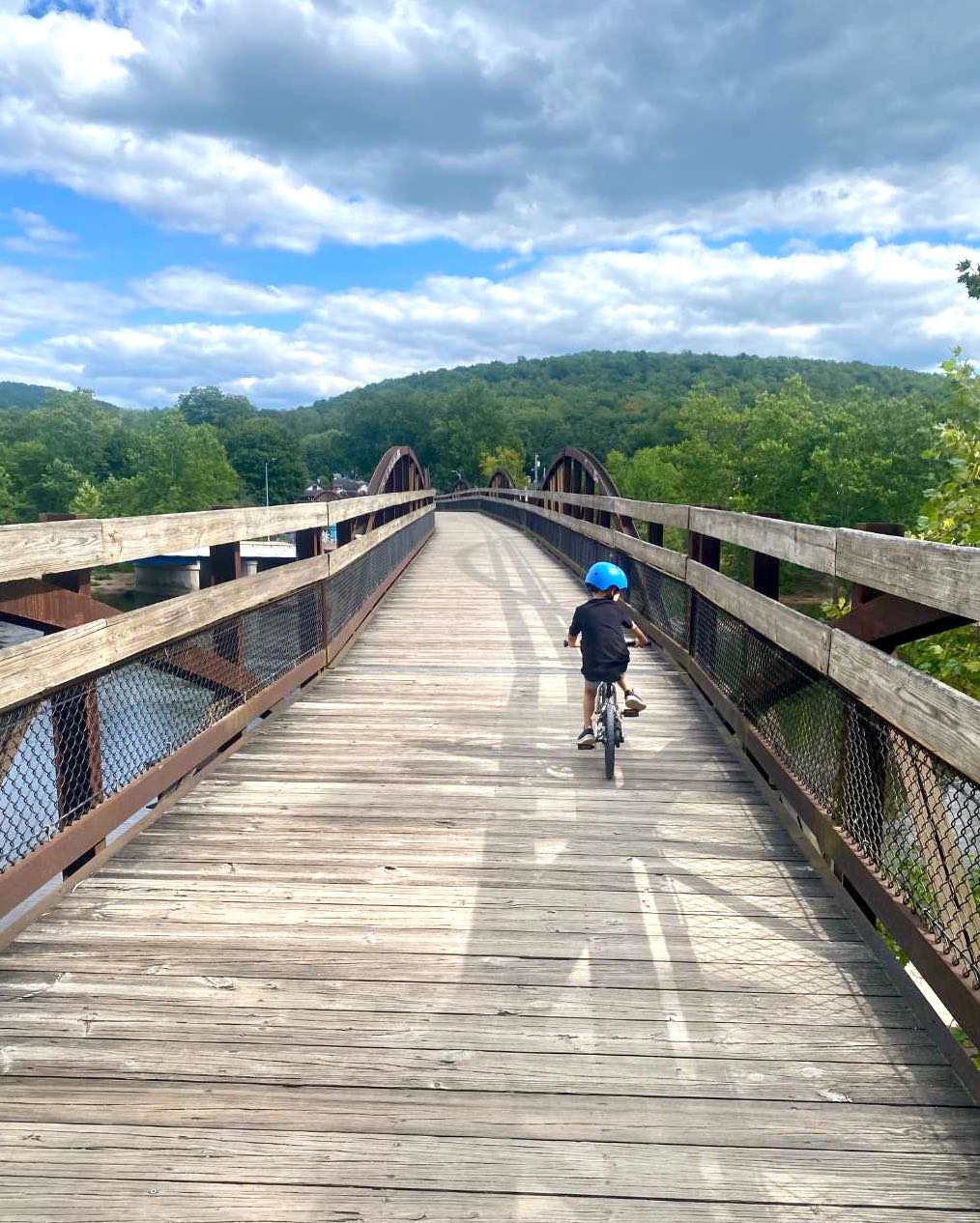 take bikes on vacation to motivate kids to ride more